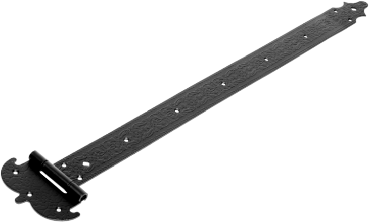 Петля - стрела фигурная ПС-700 мод.4 кованая - чёрный