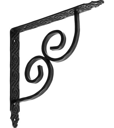 Кронштейн кованый мод.4 - чёрный