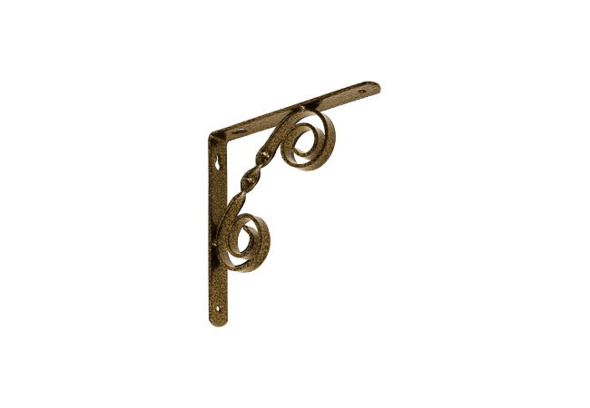 Кронштейн фигурный 170х170 мод.12 - бронза антик